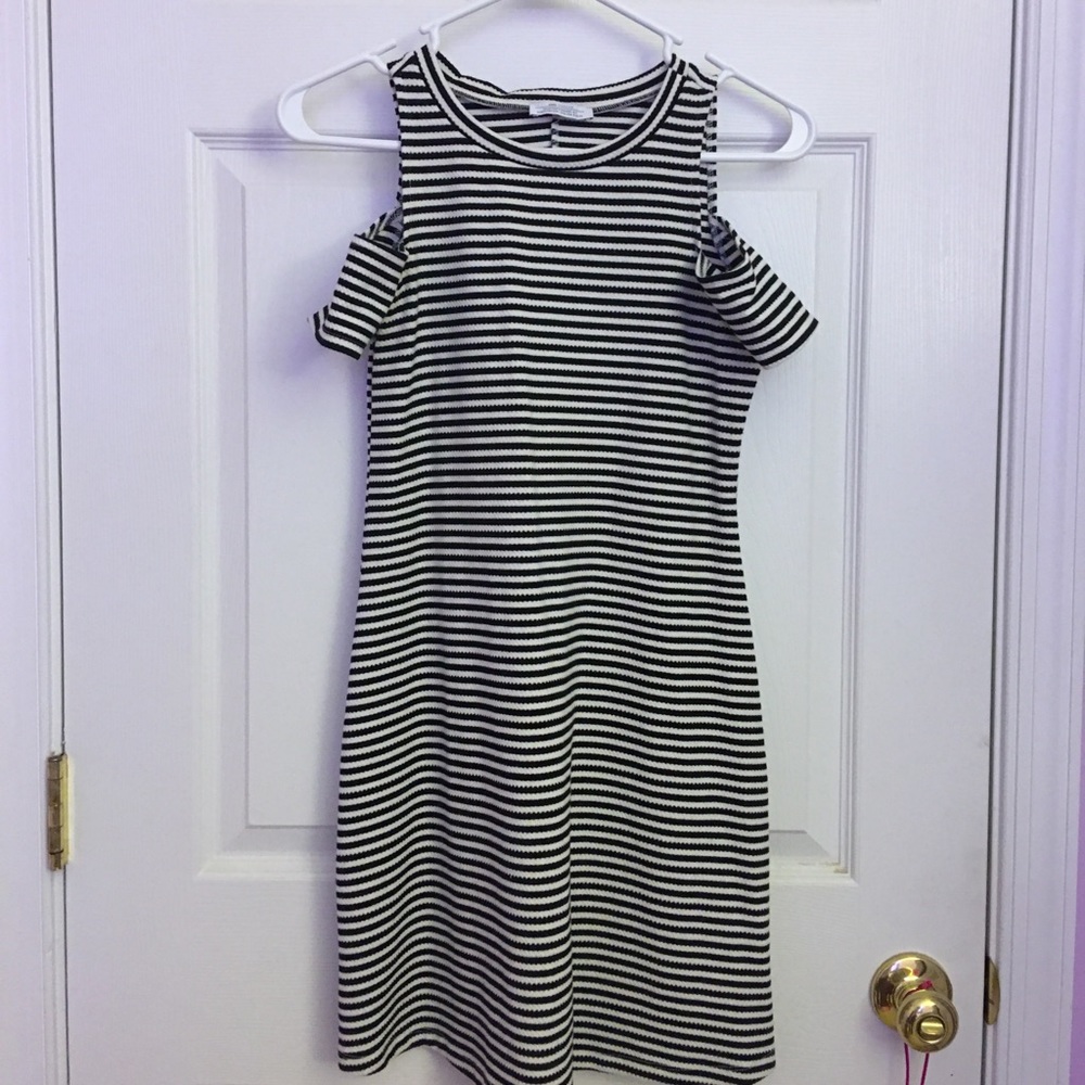 zara striped dress